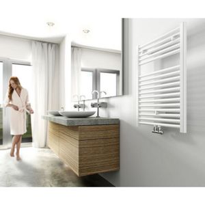 Radiator Boss & Wessing Emma 76,6x60 cm Midden Onder Aansluiting Wit Boss & Wessing