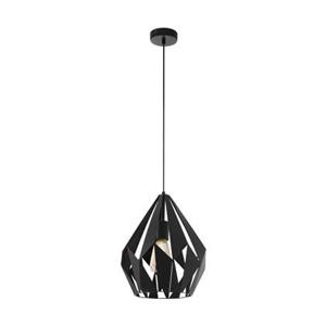 EGLO Carlton 1 Hanglamp - E27 - Ø 31 cm - Zwart