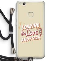 Pizza is the answer: Huawei Ascend P10 Lite Transparant Hoesje met koord