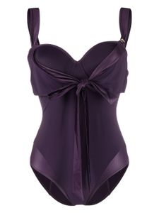 Marlies Dekkers maillot de bain à fermeture nouée - Violet