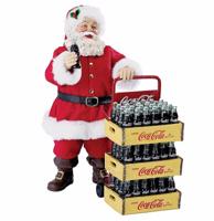 Coca-Cola Kerstmas Met Coca-Cola Kratjes Beeld