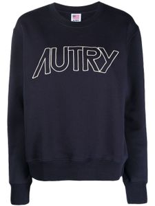 Autry pull en coton à logo brodé - Bleu