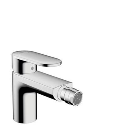 Hansgrohe Vernis 1-gr bidetmengkraan met pop-up waste metaal chroom 71218000