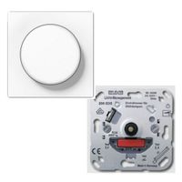 Jung AS500 dimmer 1730DD voor gloeilampen met draaiknop wit