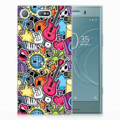 Sony Xperia XZ1 Compact | Sillicone Back Cover | Punk Rock Sony Xperia XZ1 Compact | Sillicone Back Cover | Punk Rock