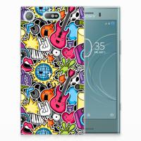 Sony Xperia XZ1 Compact | Sillicone Back Cover | Punk Rock