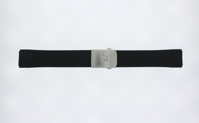 Horlogeband Tissot T0474204720700A / T603029509 Silicoon Zwart 21mm