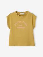 T-shirt meisjes biologisch katoen olijf