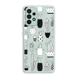 Cactusmotief: Samsung Galaxy A52s 5G Transparant Hoesje