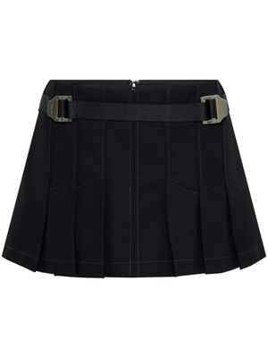Dion Lee minijupe à fronces - Noir