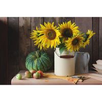 Inductiebeschermer - Sunflowers - 57.6x51.6 cm - thumbnail