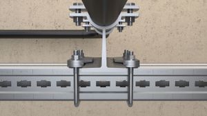 Fischer 547857 bevestigingsframe voor loodgieterswerk Steun