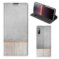 Sony Xperia L4 Book | Wallet Case | Wood Concrete