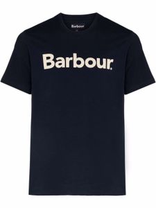 Barbour t-shirt à logo imprimé - Bleu