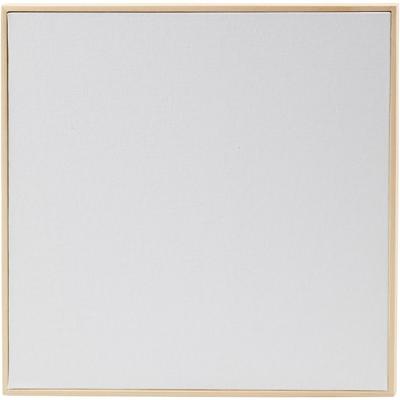 Creativ Company Canvas paneel met lijst, afm 30x30 cm, 280 gr, wit, 10 stuk/ 1 doos