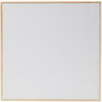 Creativ Company Canvas paneel met lijst, afm 30x30 cm, 280 gr, wit, 10 stuk/ 1 doos