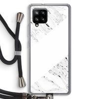 Biggest stripe: Samsung Galaxy A42 5G Transparant Hoesje met koord