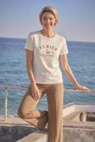 Lady Day Cherry L21.201.3167 T-shirt Korte Mouw Simple White