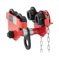 Trolley - 2000 kg - flensoppervlak 90-125 mm - met ketting