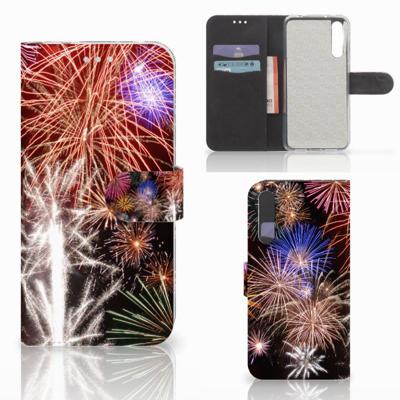 Huawei P20 Pro | Wallet Case | met Pasjes | Vuurwerk