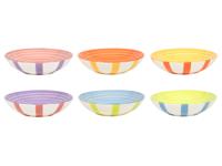 Cookinglife Diepe Borden / Pastaborden Summer Vibes ø 21 cm - 6 stuks