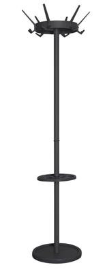 Kapstok vepa bins crown 18 haken staand zwart