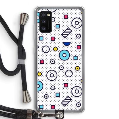 8-bit N°9: Samsung Galaxy A41 Transparant Hoesje met koord