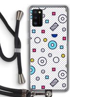 8-bit N°9: Samsung Galaxy A41 Transparant Hoesje met koord