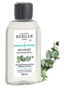 LAMPE BERGER - Parfum Berger - Navulling 0,20l Fresh Eucalyptus