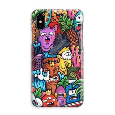 Vexx Mixtape: iPhone XS Max Volledig Geprint Hoesje