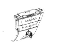 GIVI Slot, Onderdelen motokoffers, Z6586MR