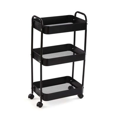Badkamerschappen Versa Zwart 30 x 76 x 46 cm