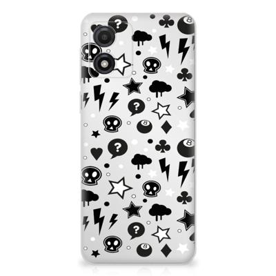 Silicone Back Case Motorola Moto E13 Silver Punk Silicone Back Case Motorola Moto E13 Silver Punk