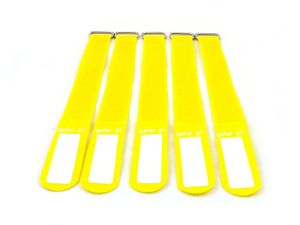 GAFER.PL Tie Straps 25x260mm 5 pieces yellow