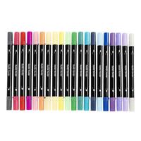 Creativ Company Textielstiften - extra kleuren, 20st.
