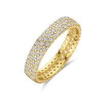 14k Geelgouden Ring met Zirkonia 14k Geelgouden Ring met Zirkonia