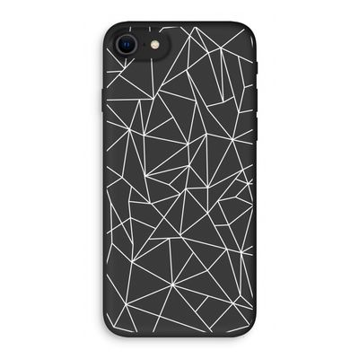 Geometrische lijnen wit: iPhone 7 Biologisch afbreekbaar hoesje