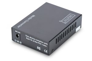 Digitus DN-82021-1 netwerk media converter Intern 1310 nm Single-mode Zwart