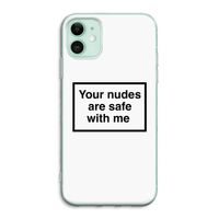 Safe with me: iPhone 11 Transparant Hoesje