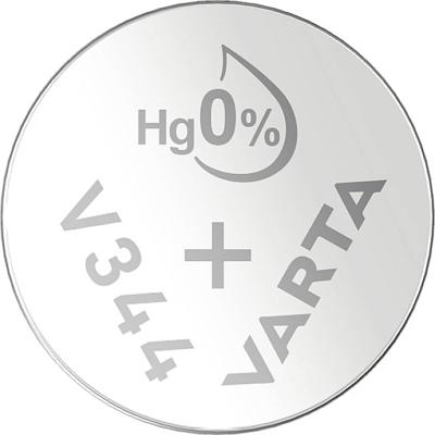 Varta Knoopcel 344 1.55 V 1 stuk(s) 105 mAh Zilveroxide SILVER Coin V344/SR42 NaBli 1