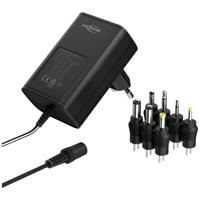 Ansmann 1201-0023 Stekkernetvoeding, instelbaar 12 V/DC, 9 V/DC, 7.5 V/DC, 6 V, 4.5 V/DC, 3 V 1000 mA 12 W