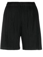 Pleats Please Issey Miyake short Thicker Bottoms 1 à design plissé - Noir - thumbnail