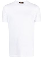 Moorer t-shirt en coton stretch à manches courtes - Blanc - thumbnail