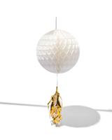 HEMA Honeycomb Bal Wit Goud Ø30cm