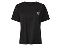 esmara Dames T-shirt (Zwart, L (44/46))