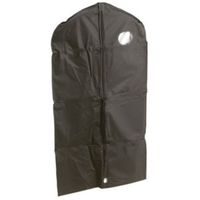 15x Zwarte kledinghoes 65 x 160 cm met venster