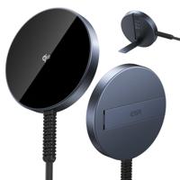 Qi2 mini Kickstand Wireless Charger (HaloLock) - Dark Blue
