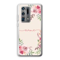 Rozen: Huawei P40 Pro Plus Transparant Hoesje