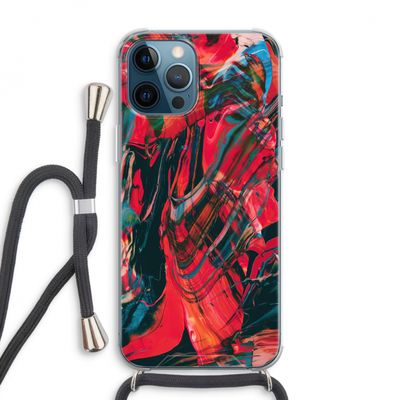 Endless Descent: iPhone 12 Pro Max Transparant Hoesje met koord