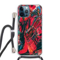 Endless Descent: iPhone 12 Pro Max Transparant Hoesje met koord